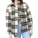 Isabel Marant  Gaston Wool Shirt Jacket Shacket Plaid Brown Cream 36/ S Photo 1