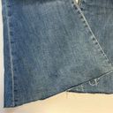 Wishlist  High Rise Bell Bottom Flare Raw Hem Light Wash Jeans - Size Small Photo 8