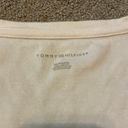 Tommy Hilfiger  White V-Neck Short Sleeve Top XL Photo 3