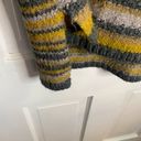 Elizabeth and James  Crewneck Sweater Striped Womens Yellow & Grey Size XS Photo 3