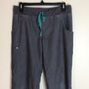 FIGS  technical collection charcoal gray scrub pants size small Photo 1