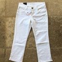 Banana Republic  NWT White Cropped Zipper Jeans Photo 0