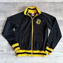 Nike University of Iowa Hawkeyes Track Jacket Womens M Black Full Zip NCAA Photo 0