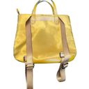 A New Day  Mini Square Convertible Backpack Crossbody Adjustable strap Yellow Photo 4