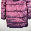 Bernardo  Asymmetrical Sherpa Lined Hooded Puffer Jacket Pomegranate Small NWOT Photo 15