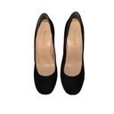 Talbots  Black Chunky Pumps Heels Size 6.5 Photo 1