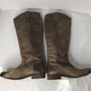 Frye  Melissa Button Brown Size 7 B Knee High Tall Riding Boots Women’s Photo 5