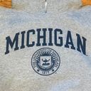 Gildan University Michigan Gray Hoodie Sweatshirt M  Photo 1