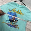 Disney  Aladdin Magic Carpet Genie Classic Vintage Teal T-Shirt small baby tee Photo 1