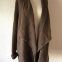 Vince  Jacket Size L Thick Wool Open Front Brown Sugar Warm Cozy Neutral Earth Photo 8