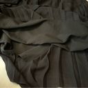 Vince  Black Drop Waist Pleated Neutral Minimalist Midi Dress NWOT Size XL Photo 7