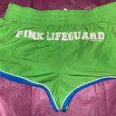 PINK - Victoria's Secret EUC-Love Pink Green running shorts with pockets and inside lining. Photo 0