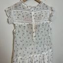 Rebecca Taylor - Floral Lace Silk Blend Flutter Sleeve Mini Dress Wedding Photo 5