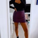 American Eagle Purple Patterned Pencil Skirt Photo 4