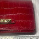 Cosmopolitan  Red Snake Skin Crossbody Clutch Bag / Purse long Strap Photo 2