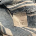 Harper  Sleeveless Striped Chambray Button Up Top Extra Small Photo 4