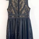 Revolve  Dress Lovers & Friends Harmony Dress Black Lace Top Solid Skirt Sz M EUC Photo 10