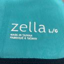 Zella  Teal and Blue Racerback Exercise Bra Size L Photo 5