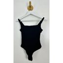 SKIMS  Fits Everybody Square Neck Sleeveless Bodysuit in Onyx Black Size Medium Photo 4