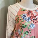 White Birch XL Pink Floral Long Sleeve Top Photo 1