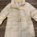 Cole Haan  NWT Puffer Coat.  Size: XL.  Gold tone zippers and buttons.  Belted Photo 2