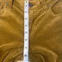 CAbi  Jeans Tan/Gold Baby Corduroys Skinny Low-Mid Rise EUC Sz 4 Photo 9