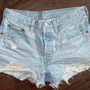 Levi's 501 High-Rise Denim Cut Off Shorts Photo 0