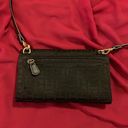 Tommy Hilfiger  Black Tonal Th Serif Signature Convertible Crossbody Wallet Photo 5