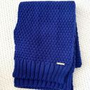 Calvin Klein  Bold Blue 3 Piece Hat Scarf Gloves Textured Sweater Knit Set New Photo 5