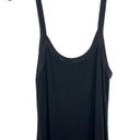 Z Supply  Black Ribbed Tank Dress - M Photo 3