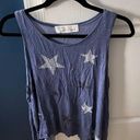 Vintage Havana  tank top asymmetrical with embossed stars Photo 0