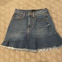 AQUA Denim Skirt Photo 0