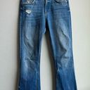 ZARA  Straight Leg Blue Solid Wash Jeans High Rise Size 4 / 26 Relaxed Fit Slouch Photo 0