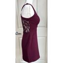 Speechless NWT  Illusion Deep v Bodycon Dress (Wine) - 7 Photo 8