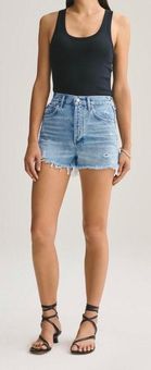 AGOLDE NWT Jaden High Rise Cut Off Short In Surreal Size 26 100