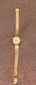 Bulova 97A70 Gold Tone Stainless Steel Watch Gold 67 55 Off