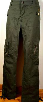 Vintage Olive Green Cargo Pants