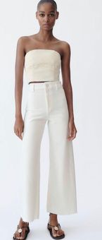 Zara, Jeans, Zara Highwaisted Zw Sailor Straight Jeans