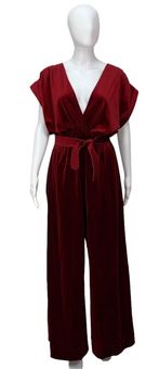 Velour Wide Leg Jumpsuit