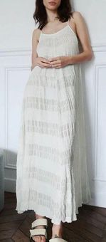 Zara white tie hot sale dress