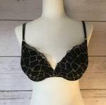 Black lace daisy Fuentes bra push up 38C