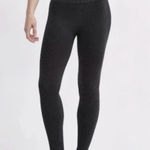 No Boundaries  Seamless Ribbed High-Rise Leggings, Black Size L (12-14) EUC Photo 0