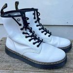 Dr. Martens Zavala White Combat Boot Lace Up Chunky UK6 USM7 USW8 Photo 0