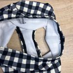 NWOT Dippin' Daisy's Black and Cream Gingham High Rise Bikini Swim Bottoms Small Photo 6