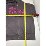 alife dark gray full Zip hoodie with hot pink logo with polka dots. Size M Size M Photo 2