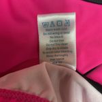 Venus  Activewear Sporty Swim Top Bikini Pink Black Tie Back Size C Full Coverage Photo 8
