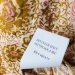 Ulla Johnson  Elisa Meadow Floral Print Ruffle Tan Pink Top Shirt Blouse Size 4 Photo 10