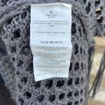 Rip Curl  gray crochet sweater duster fringe cardigan size small/medium Photo 2