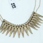 Romolo Adjustable Gold Feather Necklace Photo 2