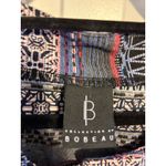 b Collection by Boboau Women's Open Front Cardigan Jacket Geometric Print Size S Purple Photo 7